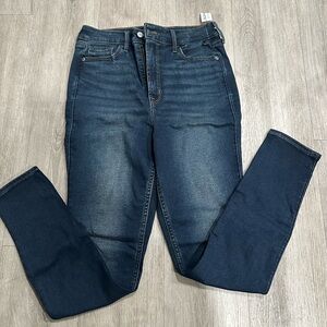 Old Navy High Rise Dark Blue Women's Jeans